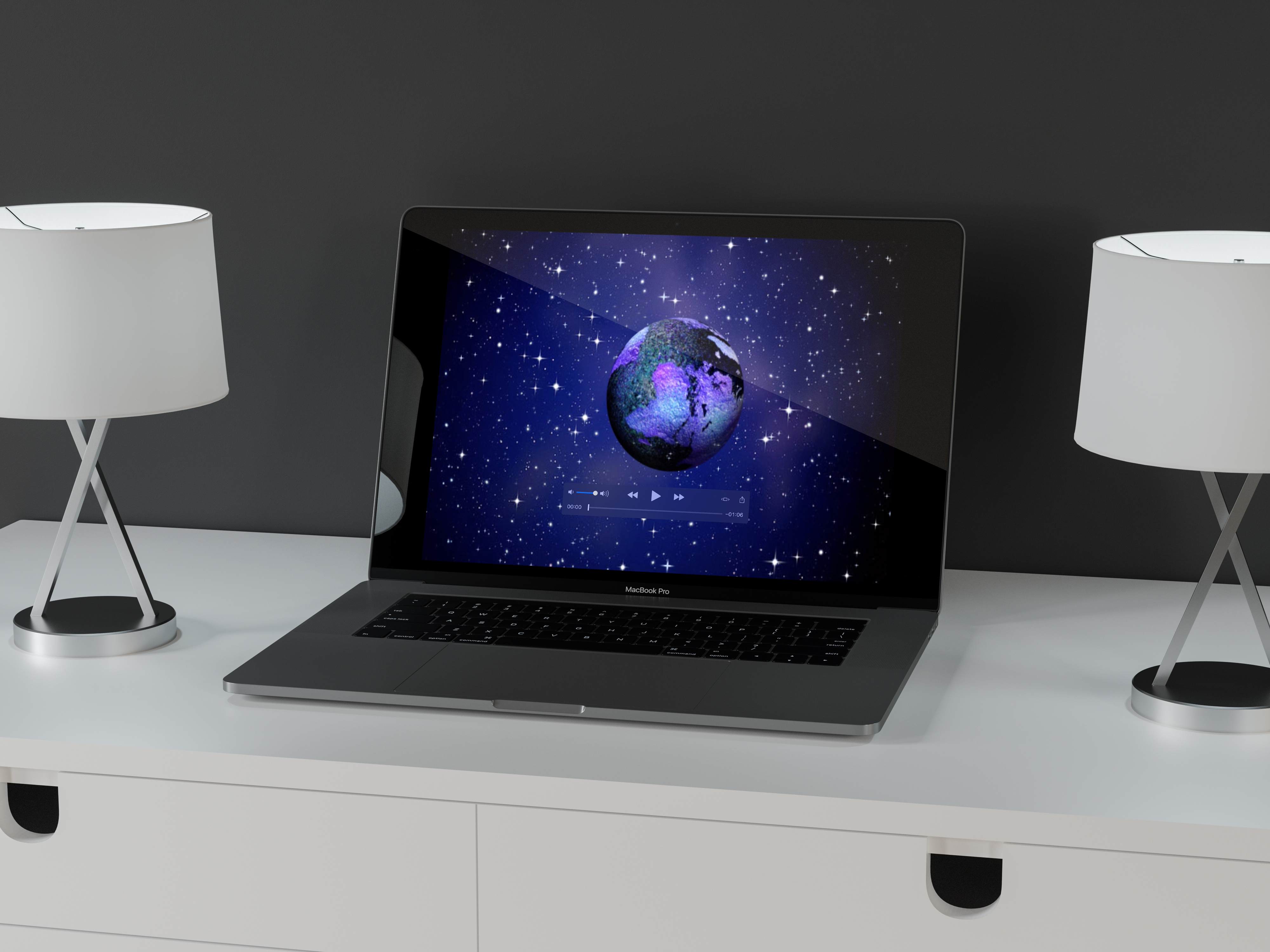 Modern Macbook Pro 2017 Mockup by Anthony Boyd Graphics